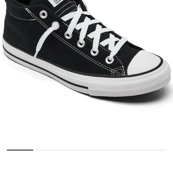 Converse Kids Black High-Top Sneakers - Picture 3 of 8